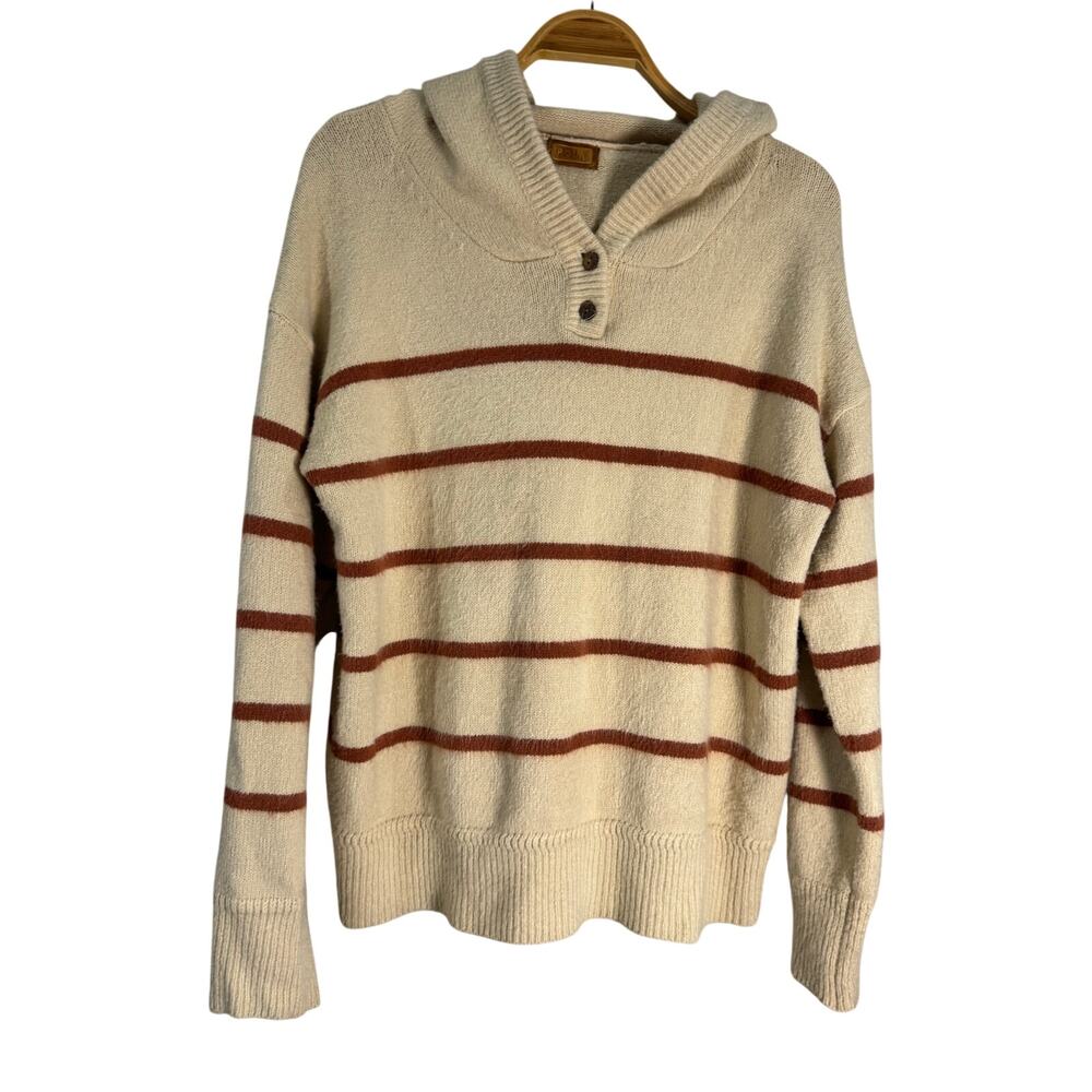 POL Stripe Hoodie Sweater Large